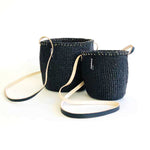 Load image into Gallery viewer, KIONDO HANGING OVER SHOULDER BASKET BLACK S
