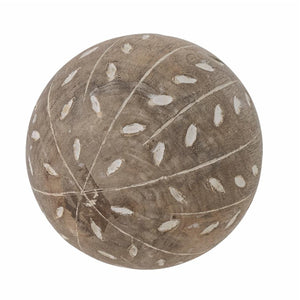 NORLY MANGO WOOD CARVED DECORATION
