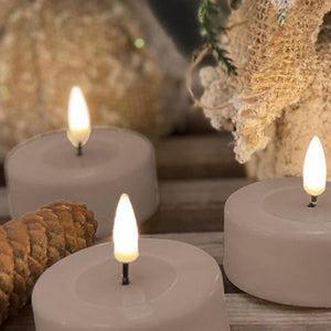 PACK OF TWO LED TEA LIGHTS JUMBO colours to choose froom