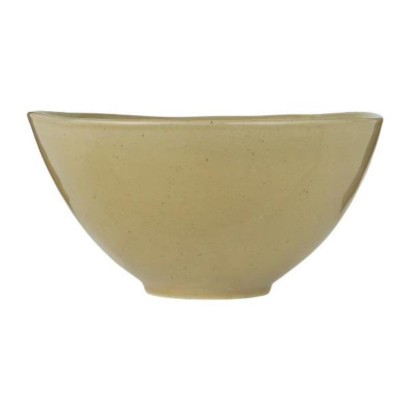 LARGE CERAMIC BOWL MUSTARD DUNES
