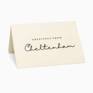 PITTVILLE PUMPROOM CHELTENHAM POP UP CARD DECORATION