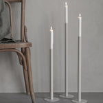 Load image into Gallery viewer, EKEBERGA METAL FLOOR CANDLE STICKS BEIGE GREY three sizes available
