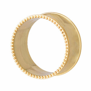 GOLD METAL NAPKIN RING