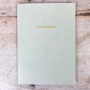 PICTURE IN MY MIND A5 NOTEBOOK LIGHT GREY