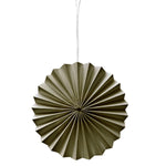 Load image into Gallery viewer, PALE GOLD PAPER ORNAMENT Pack of two
