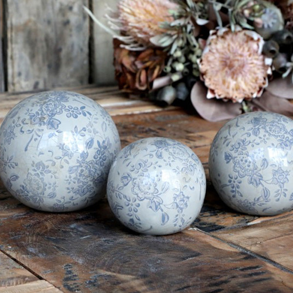 MELUN CERAMIC BALL DECORATIONS FRENCH DESIGN