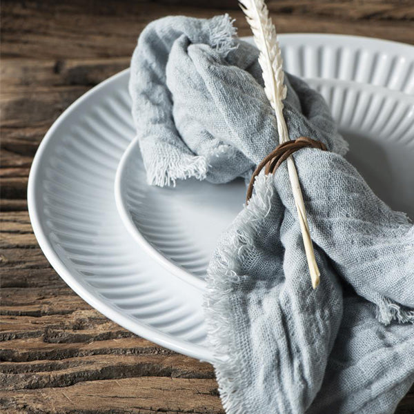 DOUBLE WEAVE NAPKIN LIGHT BLUE