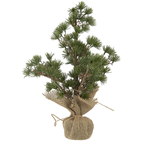 FAUX CEDAR TREE IN JUTE BASE