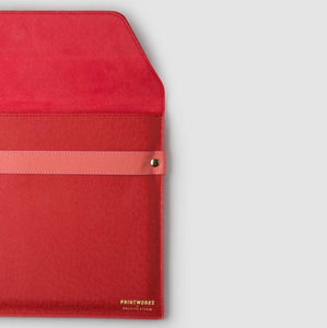 RED CERISE LAPTOP/IPAD CASE