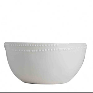 BOWL DOT DESIGN TEXTURED 13 cm WHITE