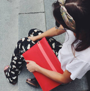 RED CERISE LAPTOP/IPAD CASE