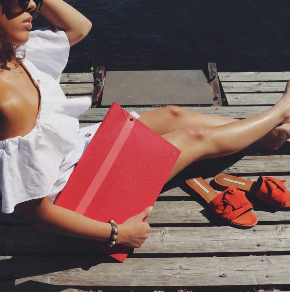 RED CERISE LAPTOP/IPAD CASE