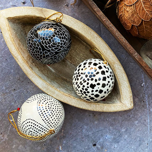 PAPER MACHE CHRISTMAS DECORATION