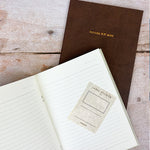 Load image into Gallery viewer, PICTURE IN MY MIND NOTEBOOK A5 DARK BROWN

