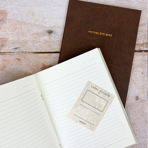 PICTURE IN MY MIND A5 NOTEBOOK LIGHT GREY