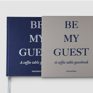 PRINTWORKS GUESTBOOK GREY AND NAVY