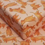 Load image into Gallery viewer, DOG PRINT WRAPPING PAPER ROLL OF THREE SHEETS
