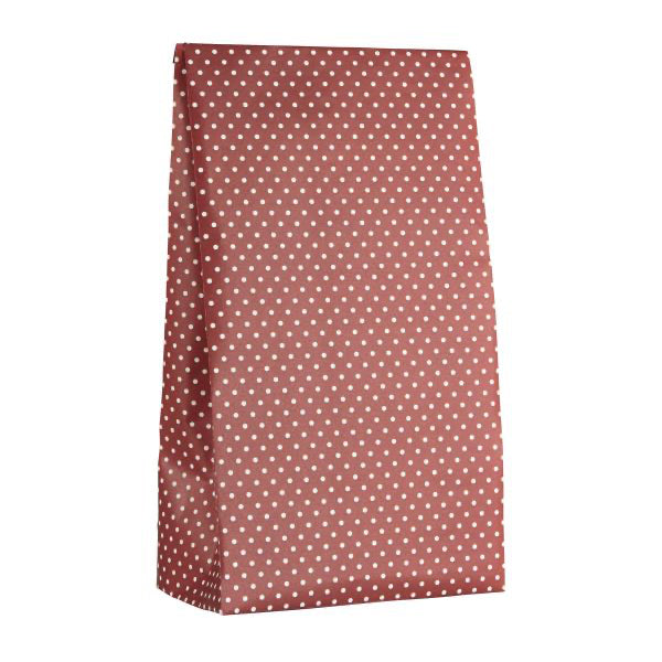 RED DOTTY PAPER WRAP BAG WIDE