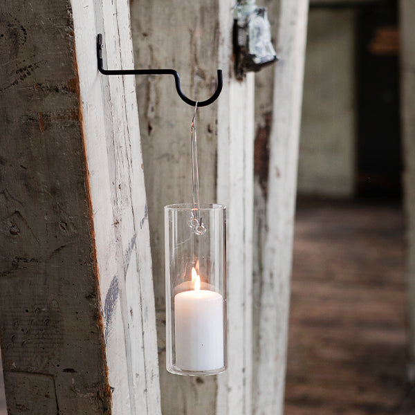 BLACK METAL HOOK FOR LANTERNS