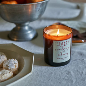 SPICED ORANGE AND RED BERRY CANDLE