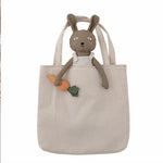 Load image into Gallery viewer, COTTON AND LINEN RABBIT SOFT TOY AND BAG
