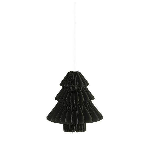 SMALL PAPER TREE DECORATION DARK DARK GREEN