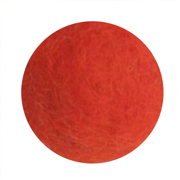 FELT BALL FLOWER ON WIRE STEM SMALL colours available