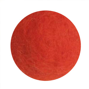 FELT BALL FLOWER ON WIRE STEM SMALL colours available