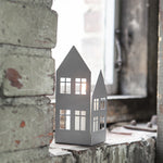 Load image into Gallery viewer, METAL HOUSE STORGATAN TEA LIGHT/BOOK END DECORATION two sizes available
