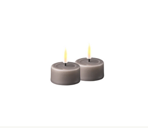 PACK OF TWO LED TEA LIGHTS JUMBO colours to choose froom