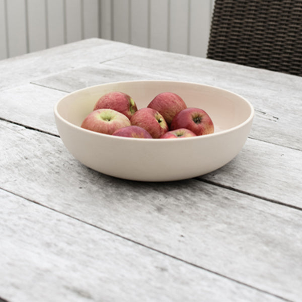 FAUNA BEIGE CERAMIC SALAD BOWL