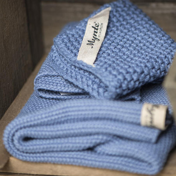 MYNTE KNITTED TEA TOWEL HAND TOWEL colours available