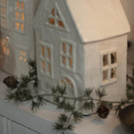 Load image into Gallery viewer, FAUX CEDAR GARLAND WITH LITTLE CONES 180CM
