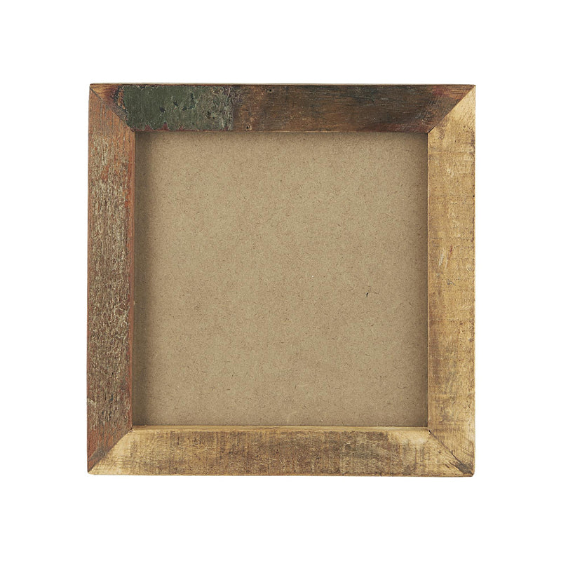 PHOTO FRAME RUSTIC WOODEN 14 X 14