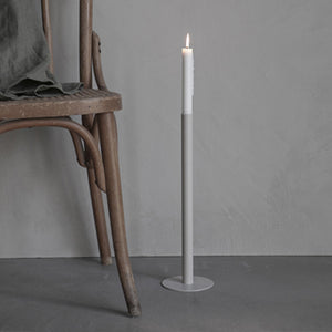 EKEBERGA METAL FLOOR CANDLE STICKS BEIGE GREY three sizes available