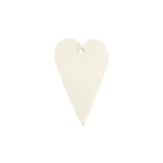 Load image into Gallery viewer, WHITE WOODEN HEART TAG
