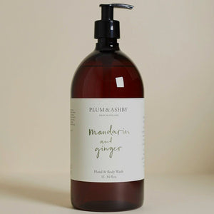 MANDARIN& GINGER HAND AND BODY WASH 1 LITRE